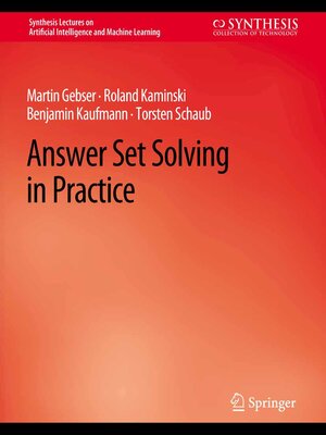 cover image of Answer Set Solving in Practice